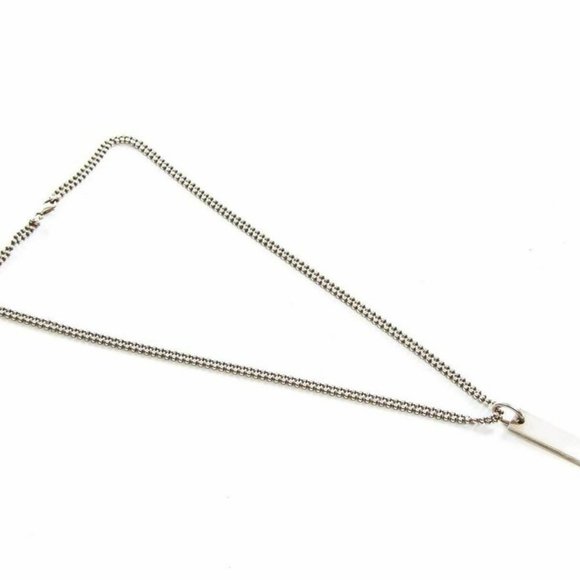 Authentic Gucci 925 silver chain & pendant necklace